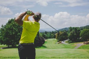 driver hit off the tee